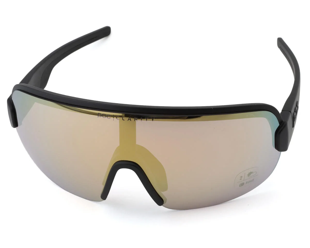 POC Aim Sunglasses (Uranium Black) (Partly Sunny Gold) (Clarity Road)
